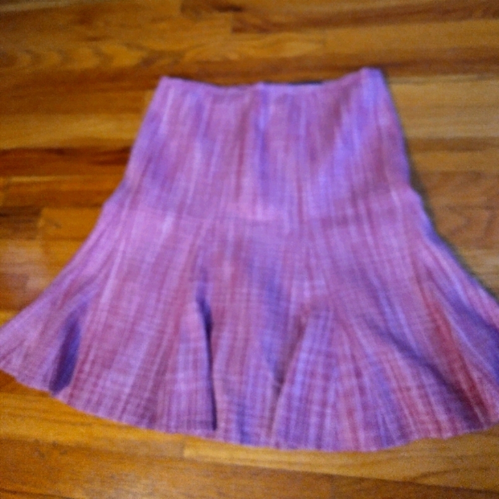 Pink quilted skirt